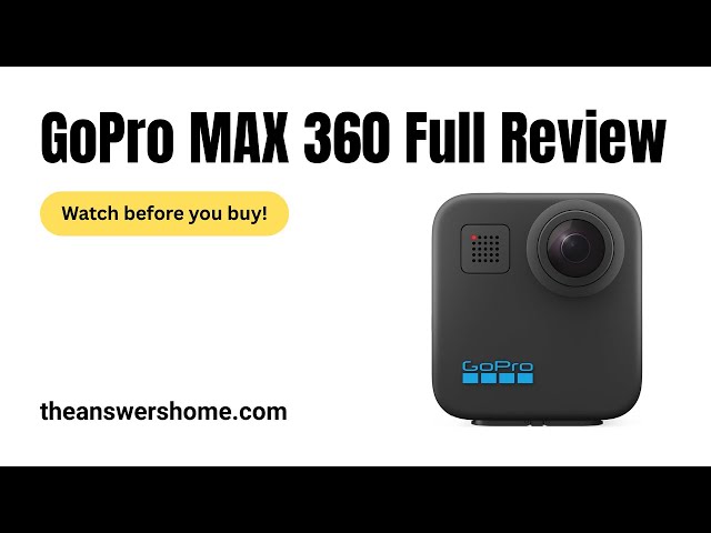 Video thumbnail for GoPro MAX 360 Review – Epic 5 6K Shots, Invisible Mount & Hero Mode! || theanswershome