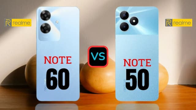 'Video thumbnail for Realme Note 60 vs Realme Note 50'
