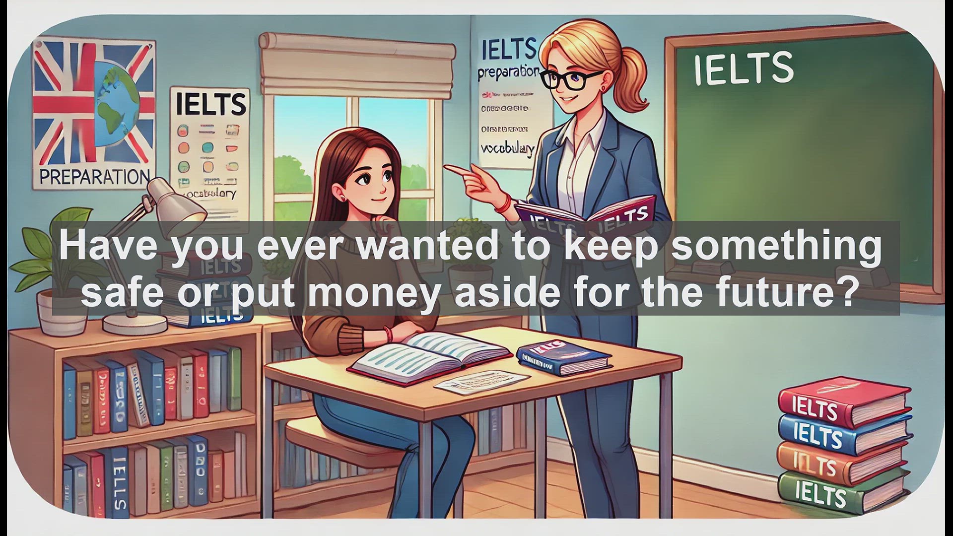 'Video thumbnail for 2500 Must Know IELTS 5.5 Vocabulary - Understanding 'Save': Essential Vocabulary for IELTS and Daily Life'