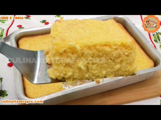 'Video thumbnail for Bolo Cremoso de Milho - Culinária Terapia por Dyne e Zinha'