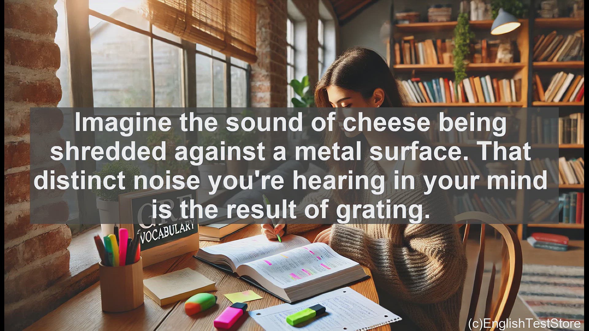 'Video thumbnail for GRE Vocabulary Lesson: Exploring the Versatile Word 'Grate''