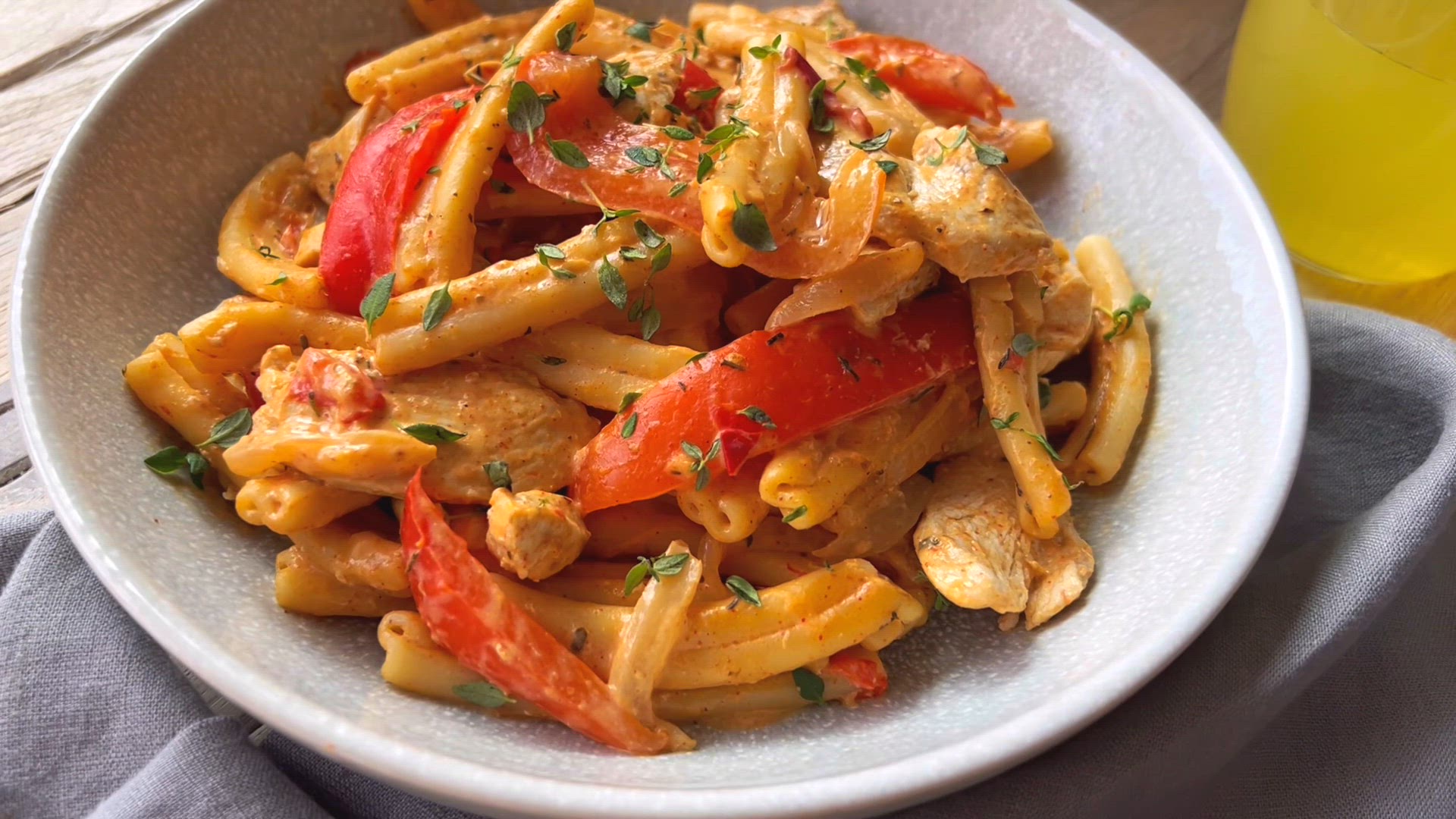 'Video thumbnail for Cajun Chicken Pasta One-Pot'