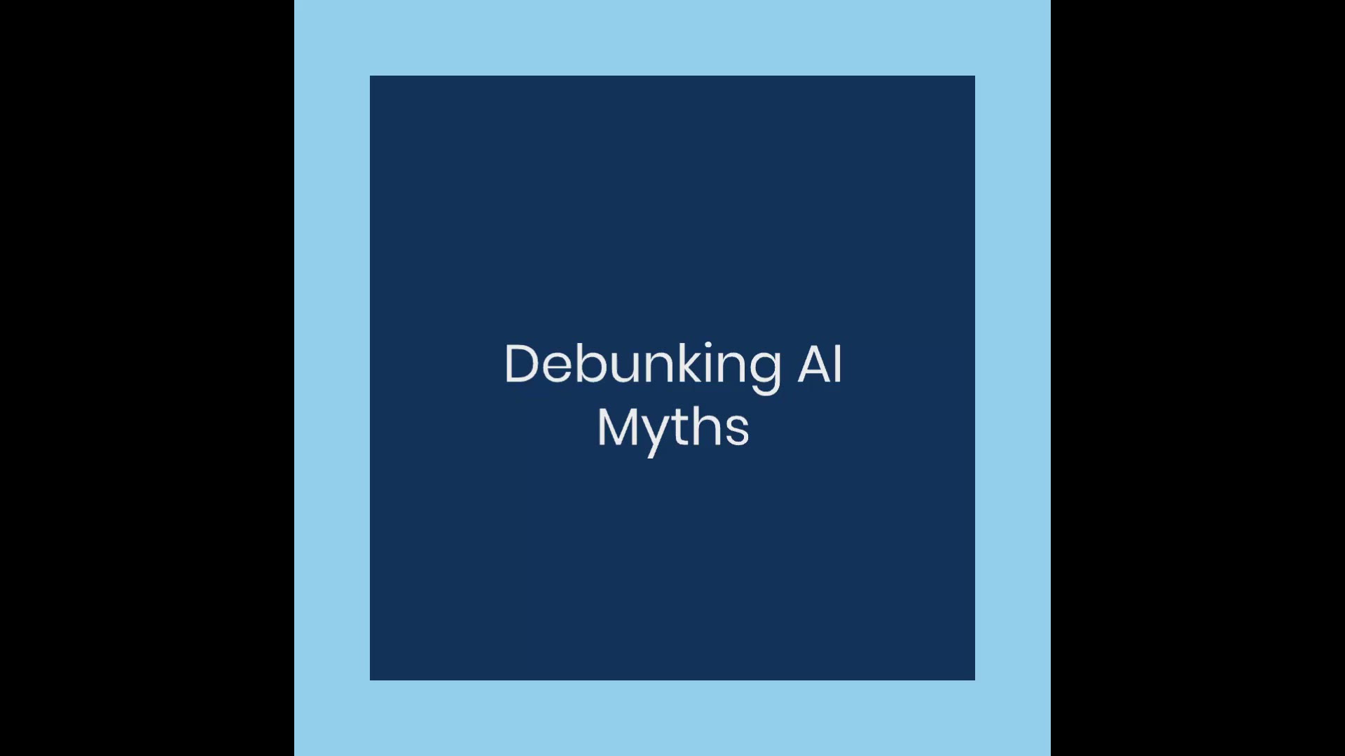 'Video thumbnail for Artificial Intelligence Misconceptions'