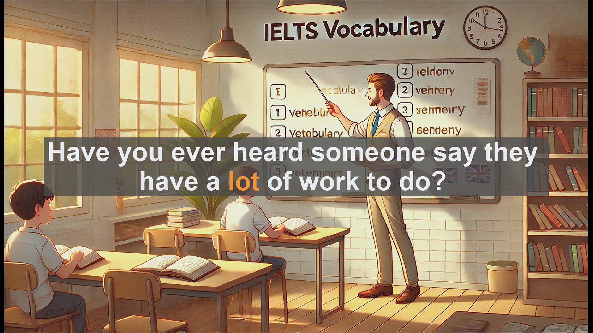 'Video thumbnail for 2500 Must Know IELTS 5.5 Vocabulary - Understanding 'Lot': A Versatile Word for IELTS Success'