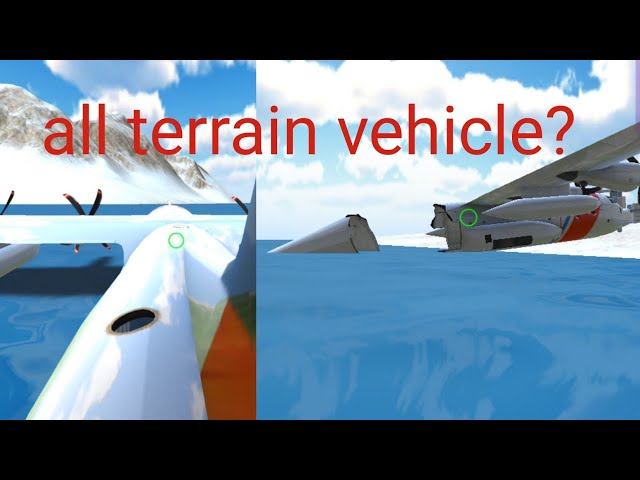 Video thumbnail for Can planes go all terrain? - turbo prop flight sim