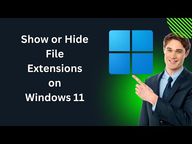 'Video thumbnail for How to Show or Hide File Extensions on Windows 11 | GearUpWindows Tutorial'