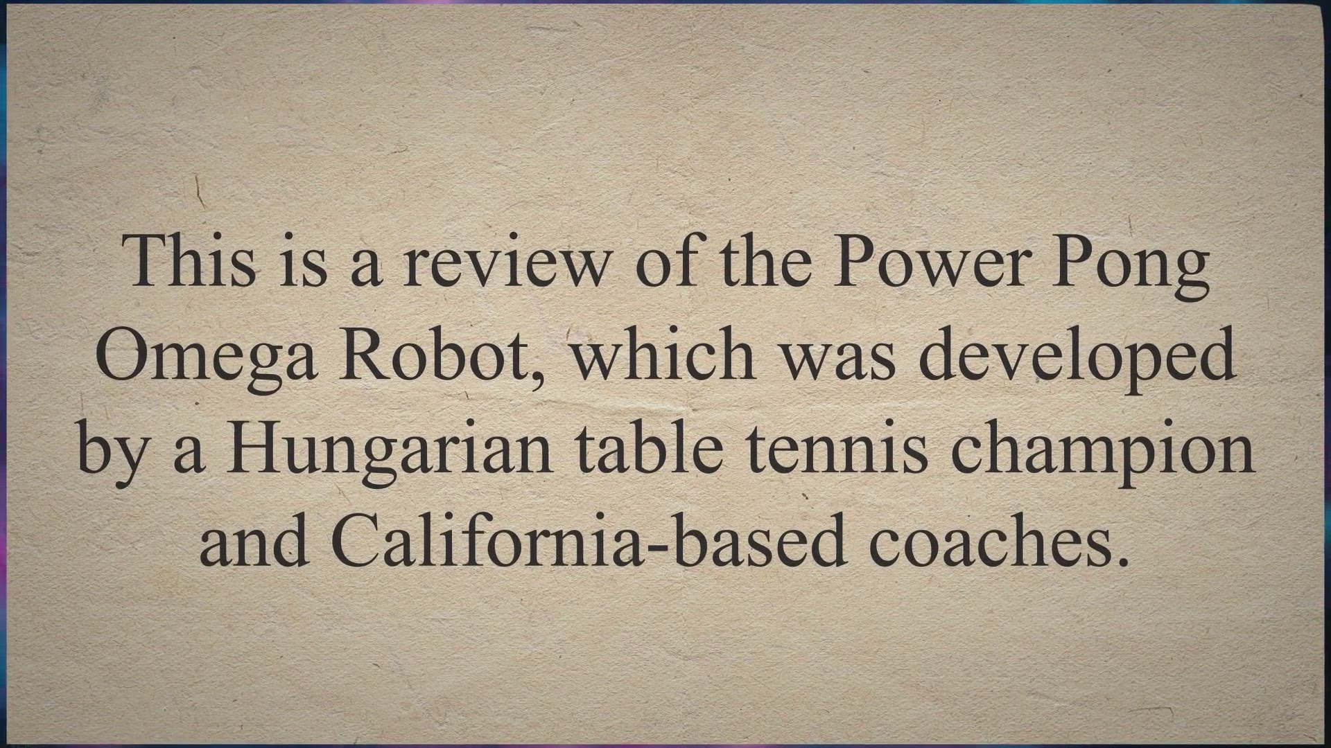 Video thumbnail for Power Pong Omega Robot Review (2023 New Drills & App)