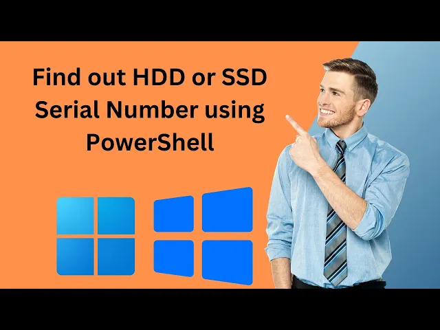 'Video thumbnail for How to find out HDD or SSD Serial Number in Windows 11 or 10 using PowerShell | GearUpWindows'