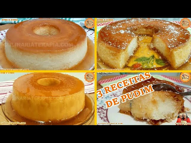 'Video thumbnail for Pudim de Pão - Pudim Bombocado - Pudim de Tapioca com Coco'