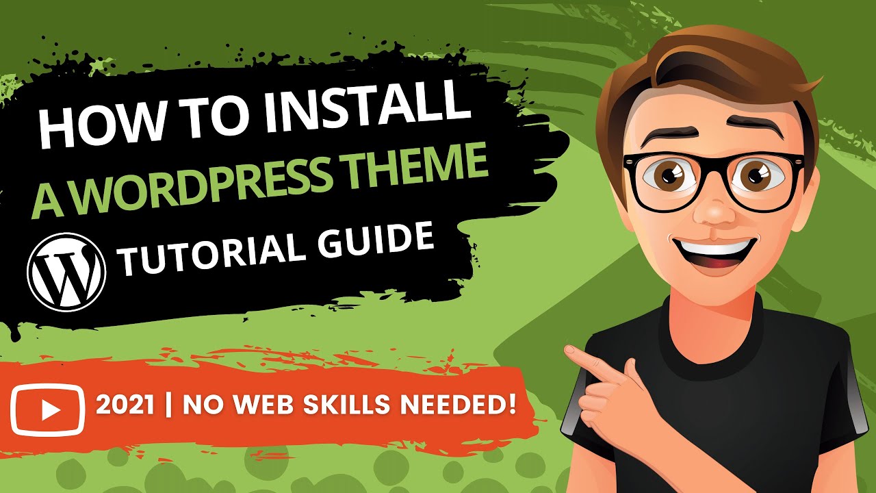'Video thumbnail for How to Install a WordPress Theme '