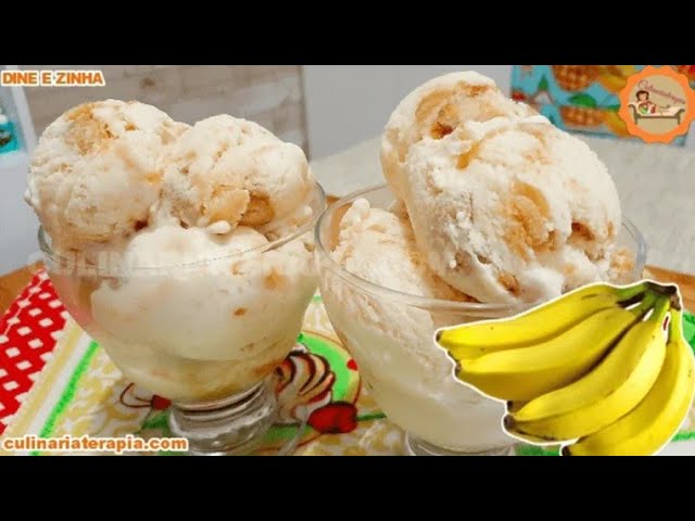 'Video thumbnail for Sorvete de Banana Caramelizada Super Cremoso Rende Mais de 4 Litros'