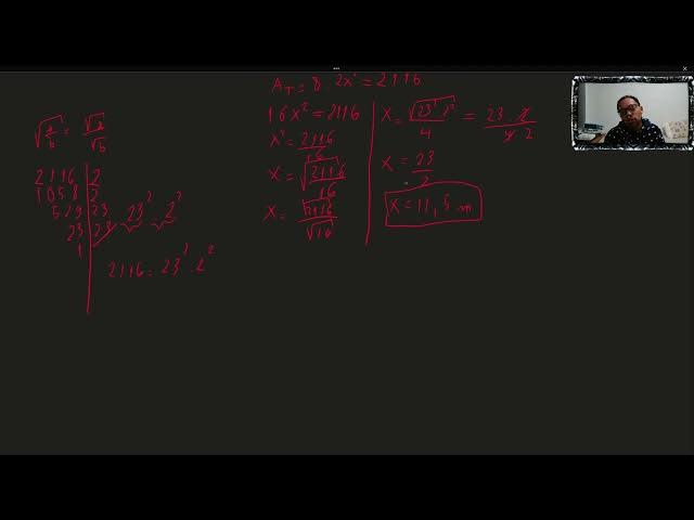 Video thumbnail for Questão de área e perímetro: Concurso Professor Matemática