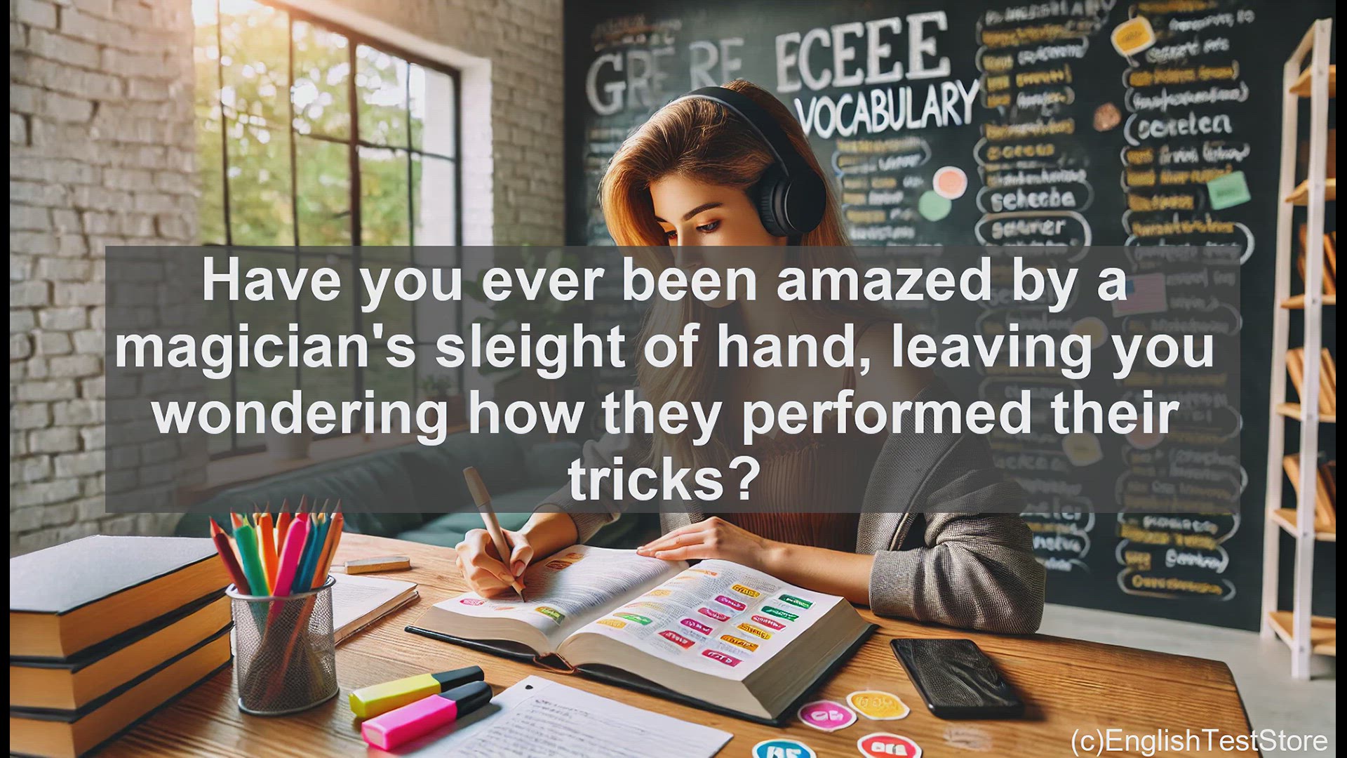 'Video thumbnail for GRE Vocabulary Lesson: The Art of Legerdemain - Mastering the Magic of Deception'