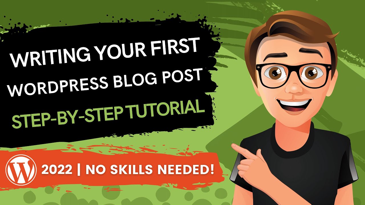 'Video thumbnail for Writing Your First WordPress Blog Post'