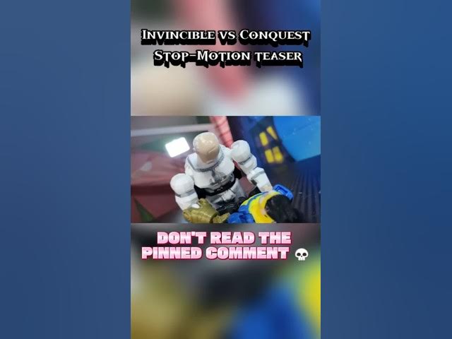 Video thumbnail for Invincible Vs. Conquest Stop-Motion Teaser #stomotion #invincible