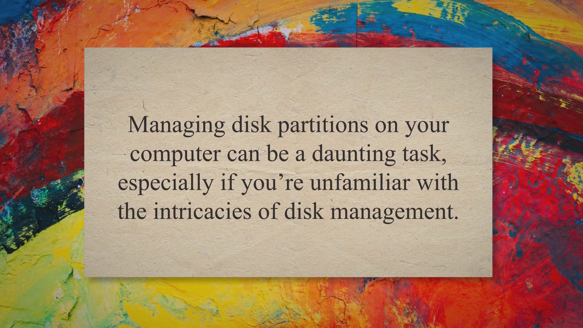 'Video thumbnail for Master Your Disk Space with Ease: Introducing NIUBI Partition Editor Free Edition'