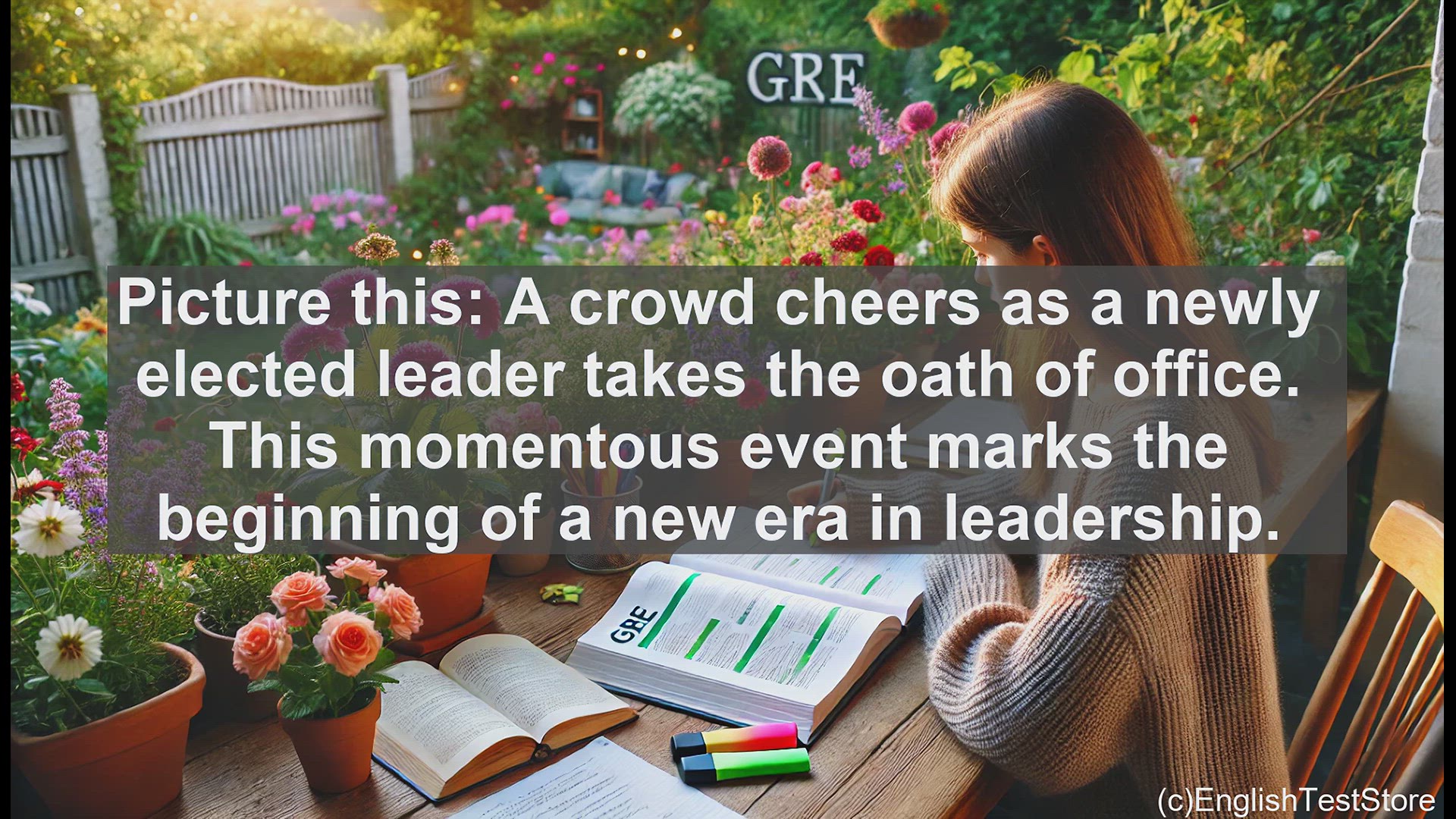 'Video thumbnail for GRE Vocabulary Lesson: The Ceremonial Beginnings - Exploring the Word 'Inaugurate''