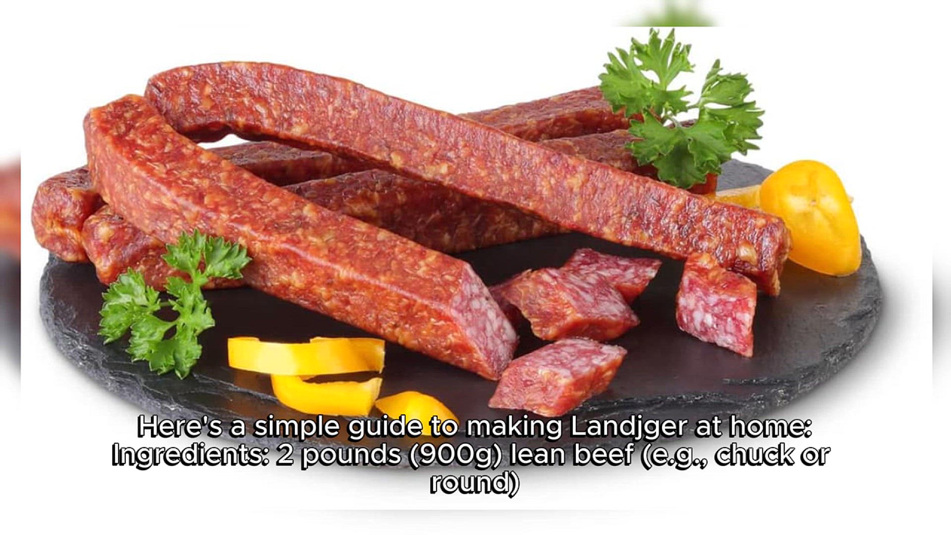Video thumbnail for Landjäger Recipe