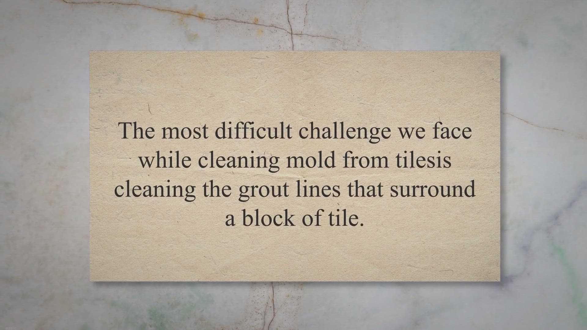 'Video thumbnail for How to Clean Bathroom Grout Mold?'