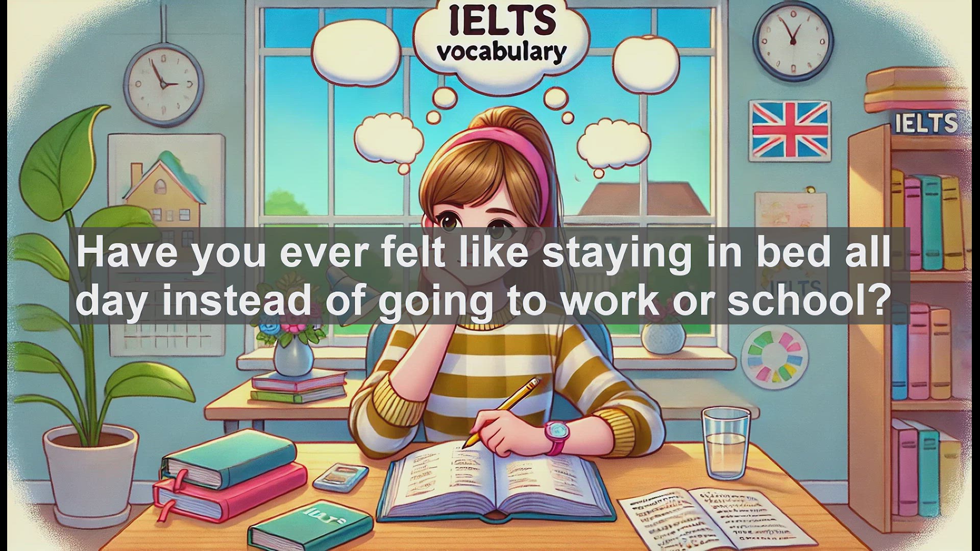 'Video thumbnail for 2500 Must Know IELTS 5.5 Vocabulary - Understanding the Word 'Lazy': IELTS Vocabulary Lesson'