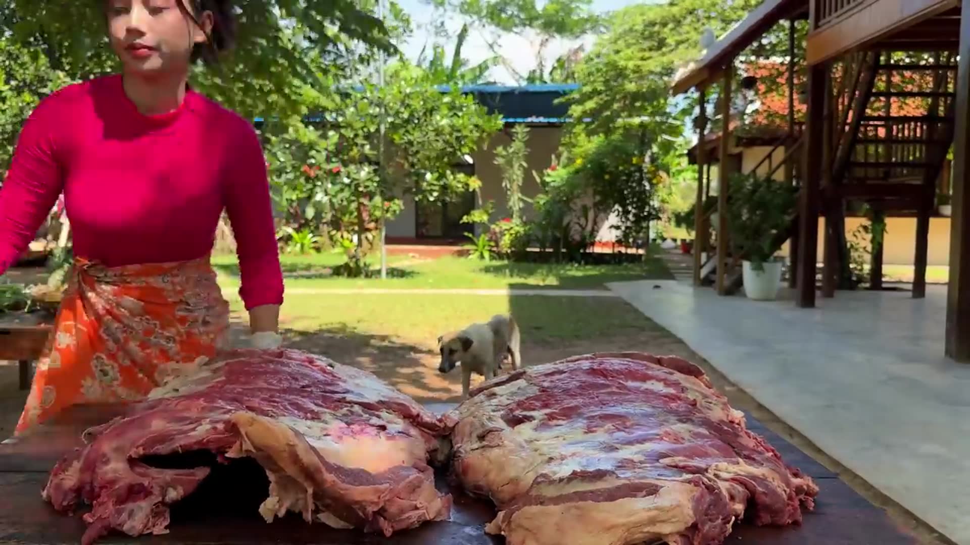 Video thumbnail for How to cook ribs beef recipe with fresh vegetable in my countryside - Amazing video (720p 30fps)