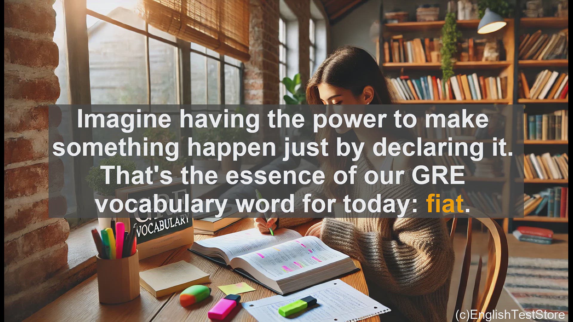 'Video thumbnail for GRE Vocabulary Lesson: The Power of Fiat - Authoritative Decrees and Decisions'