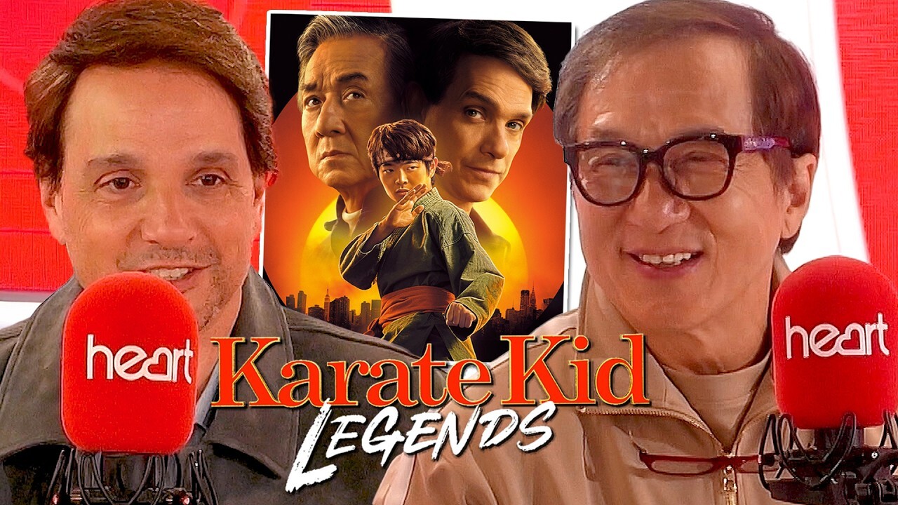 'Video thumbnail for 40 years of Karate Kid: Jackie Chan and Ralph Macchio share memories from set'