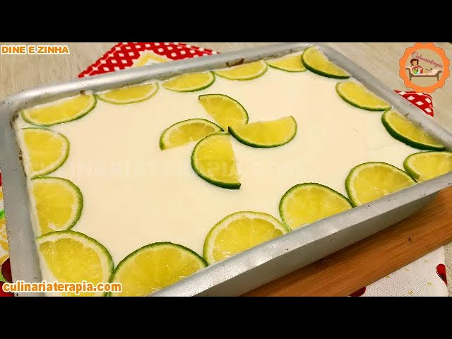 'Video thumbnail for BOLO SOBREMESA GELADA DE LIMÃO - Bolo Fofinho Gelado de Limão'