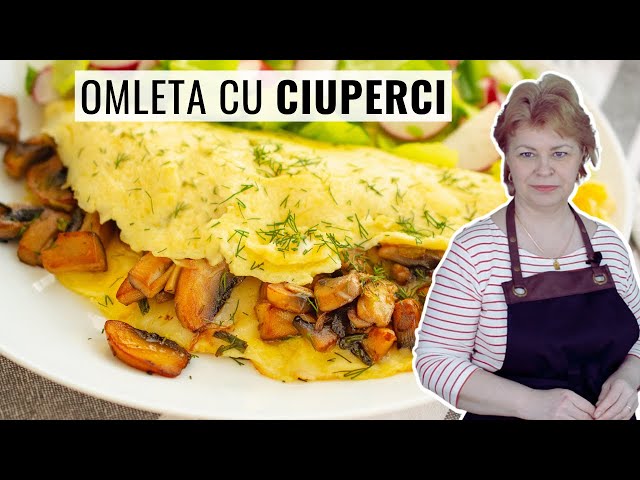 'Video thumbnail for 🍳 OMLETĂ cu CIUPERCI și CAȘCAVAL - Învață cum să o faci pas cu pas!'