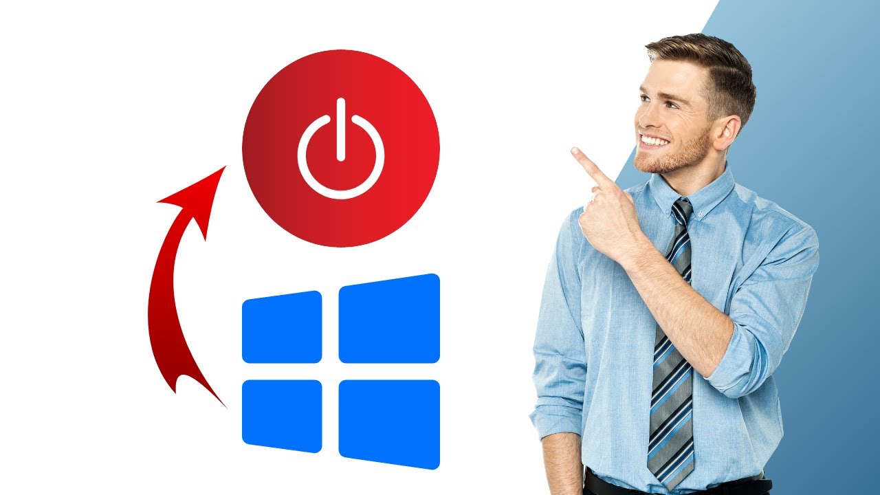'Video thumbnail for How to Create a Desktop Shortcut to Shutdown Windows 10 PC | GearUpWindows Tutorial'