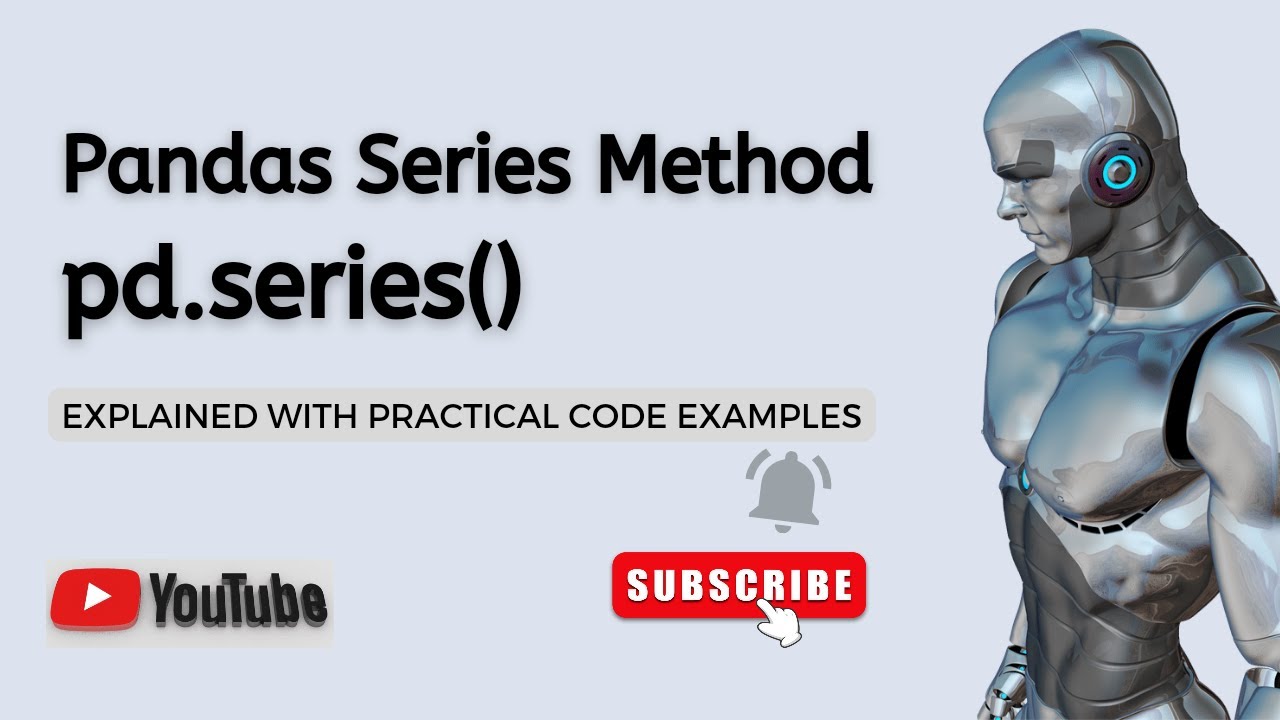 'Video thumbnail for Python Pandas Series Method Explained with Code Examples | Python Pandas Tutorial | Pandas Series'