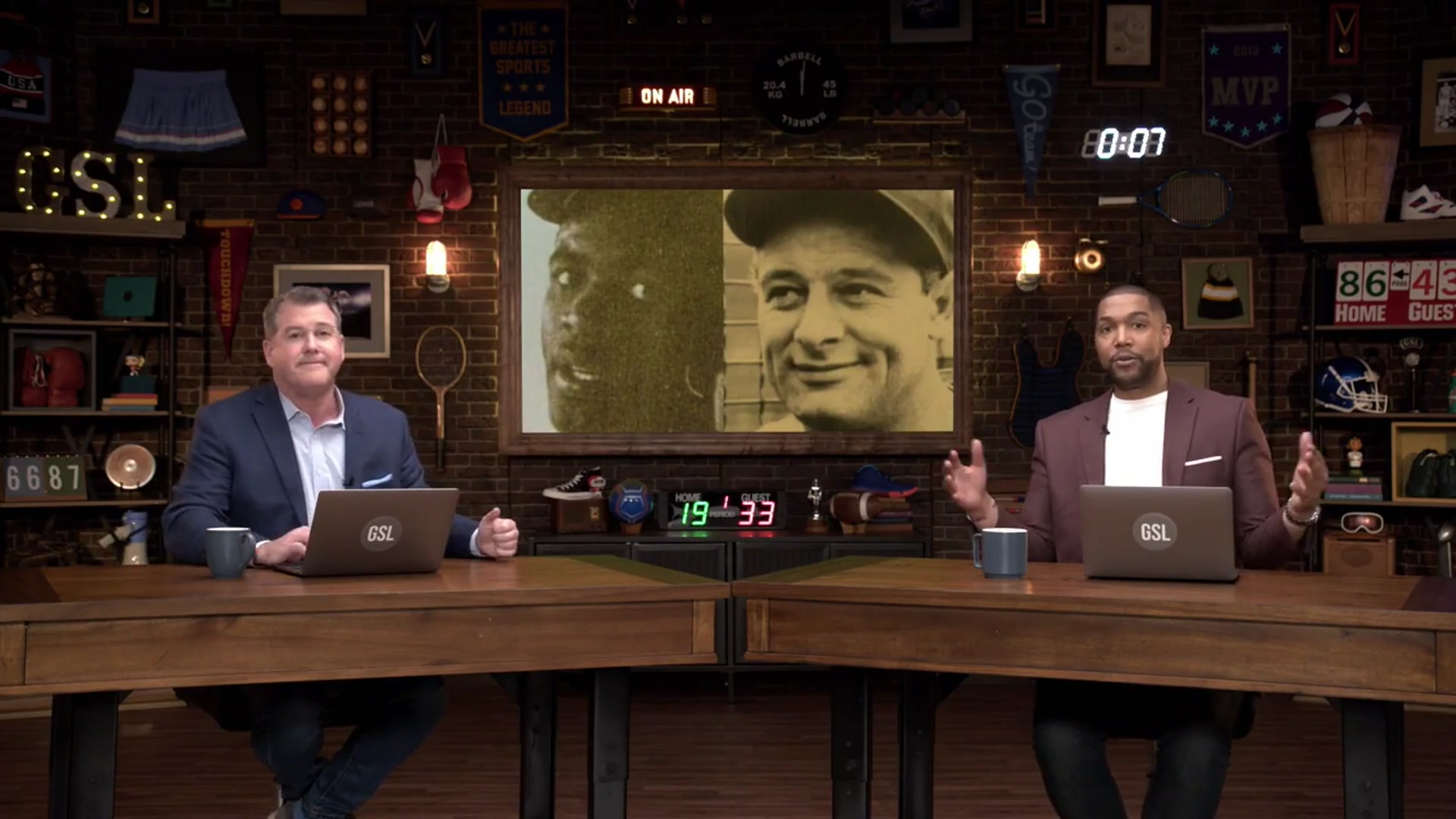 'Video thumbnail for Greatest Sports Legends Then and Now - Features the Careers of Lou Gehrig and Jackie Robinson'