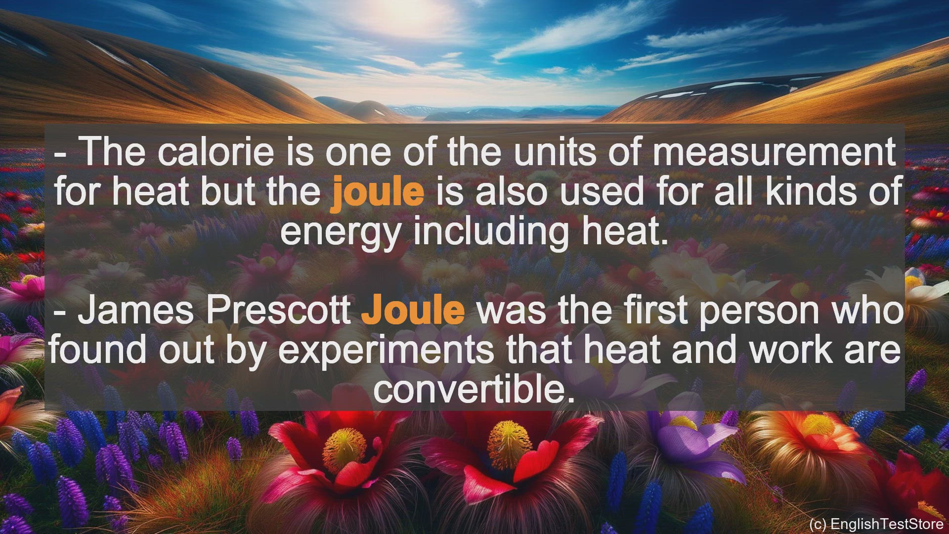'Video thumbnail for Joule In Sentences - Examples Of Joule In Sentences'