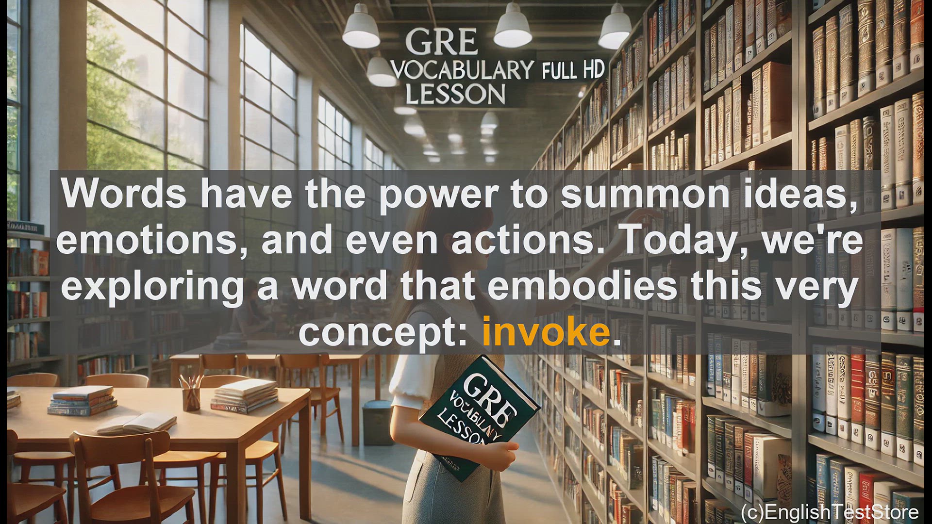'Video thumbnail for GRE Vocabulary Lesson: The Power of Invoke - Calling Upon and Putting into Effect'