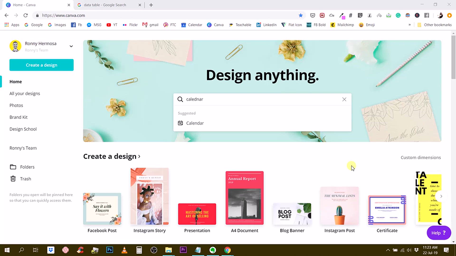 'Video thumbnail for Canva_ How to Create a Table'