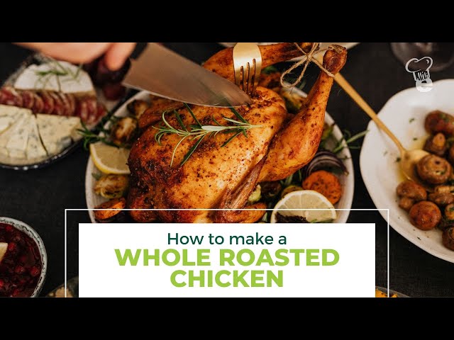 Video thumbnail for How to Make a Whole Roasted Chicken | healthEcooks.com