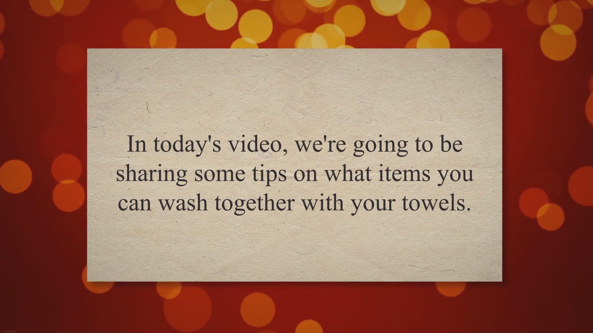 Video thumbnail for 5 Things You Can Wash Together With Towels