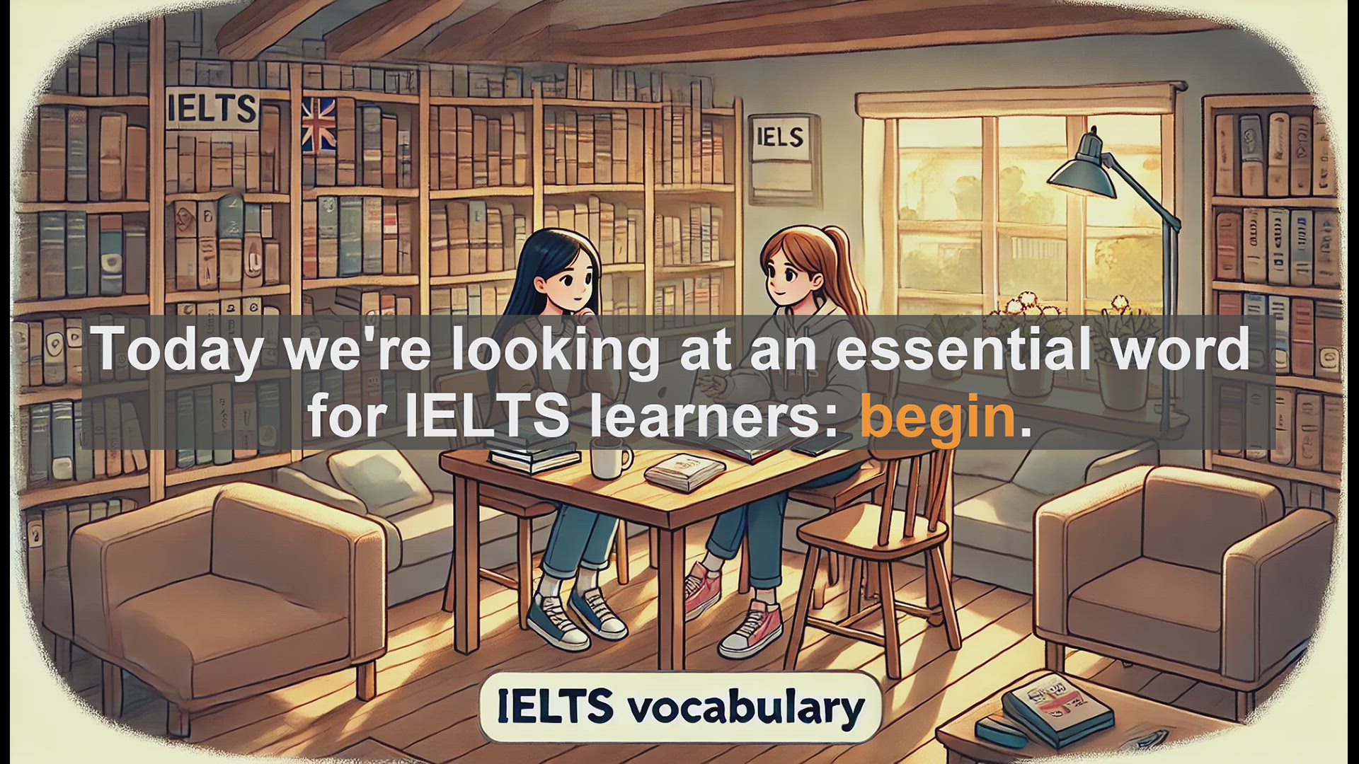 'Video thumbnail for 2500 Must Know IELTS 5.5 Vocabulary - Understanding 'Begin': A Key Word for IELTS Success'
