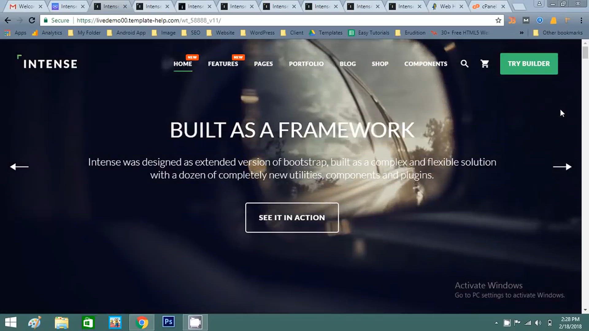 'Video thumbnail for How To Create HTML Website 2018 - Intense From TemplateMonster'