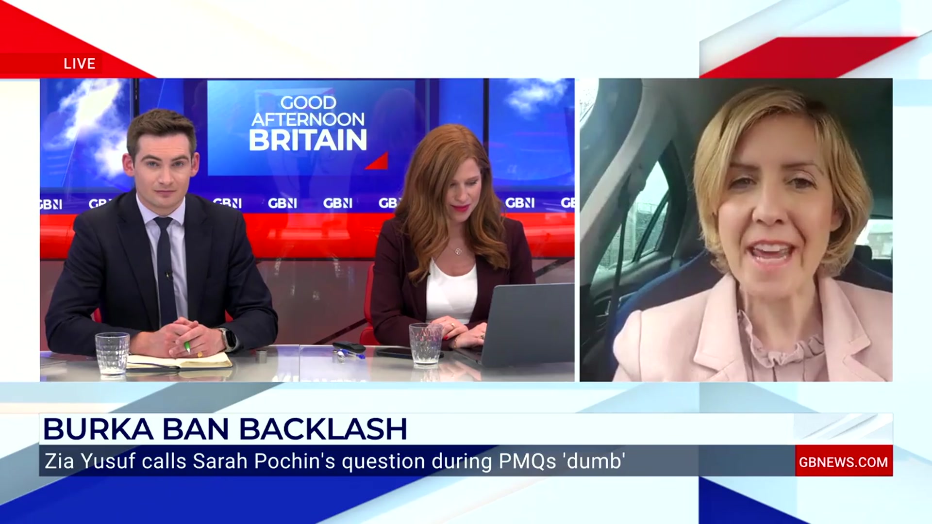 'Video thumbnail for Dame Andrea Jenkyns demands ban on 'all face coverings' after calls for burka ban'