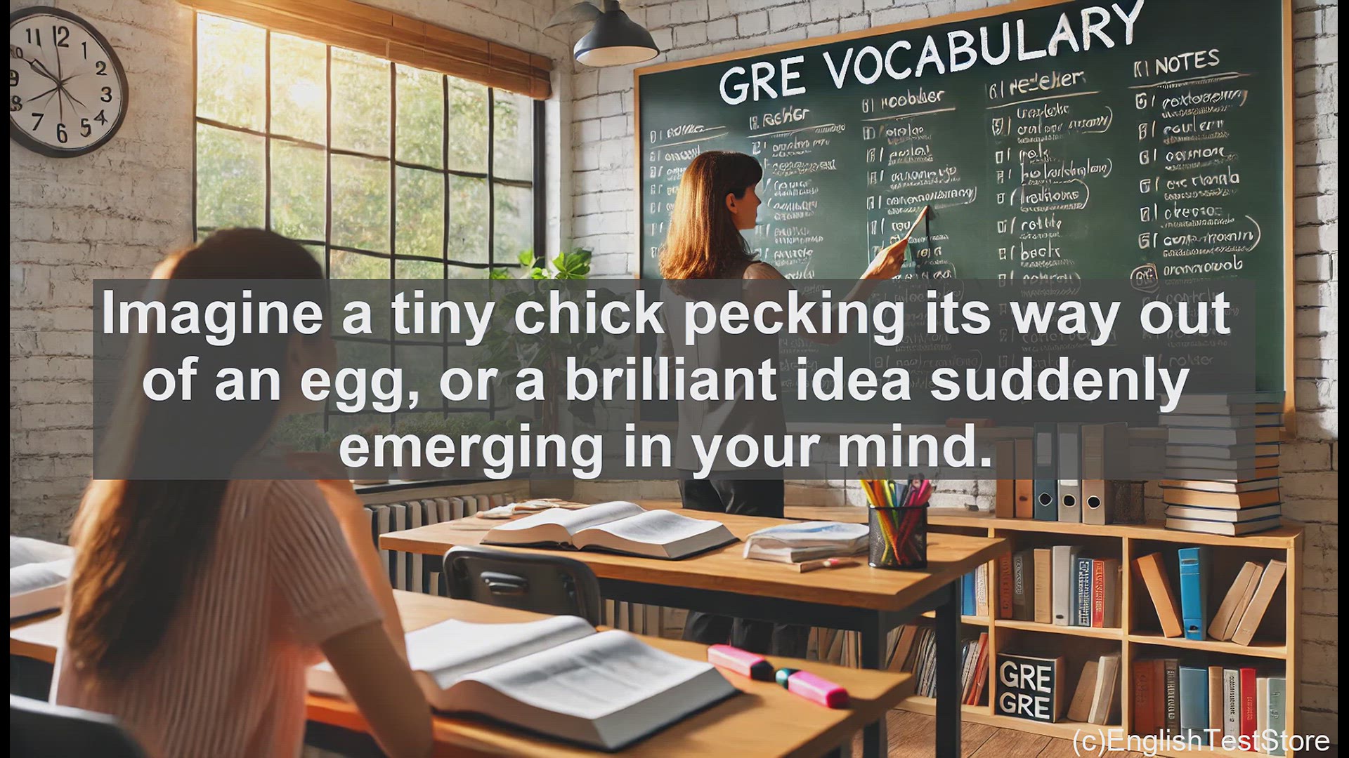 'Video thumbnail for GRE Vocabulary Lesson: Hatching Ideas and Emerging Possibilities - Exploring the Versatile Word 'Hatch''