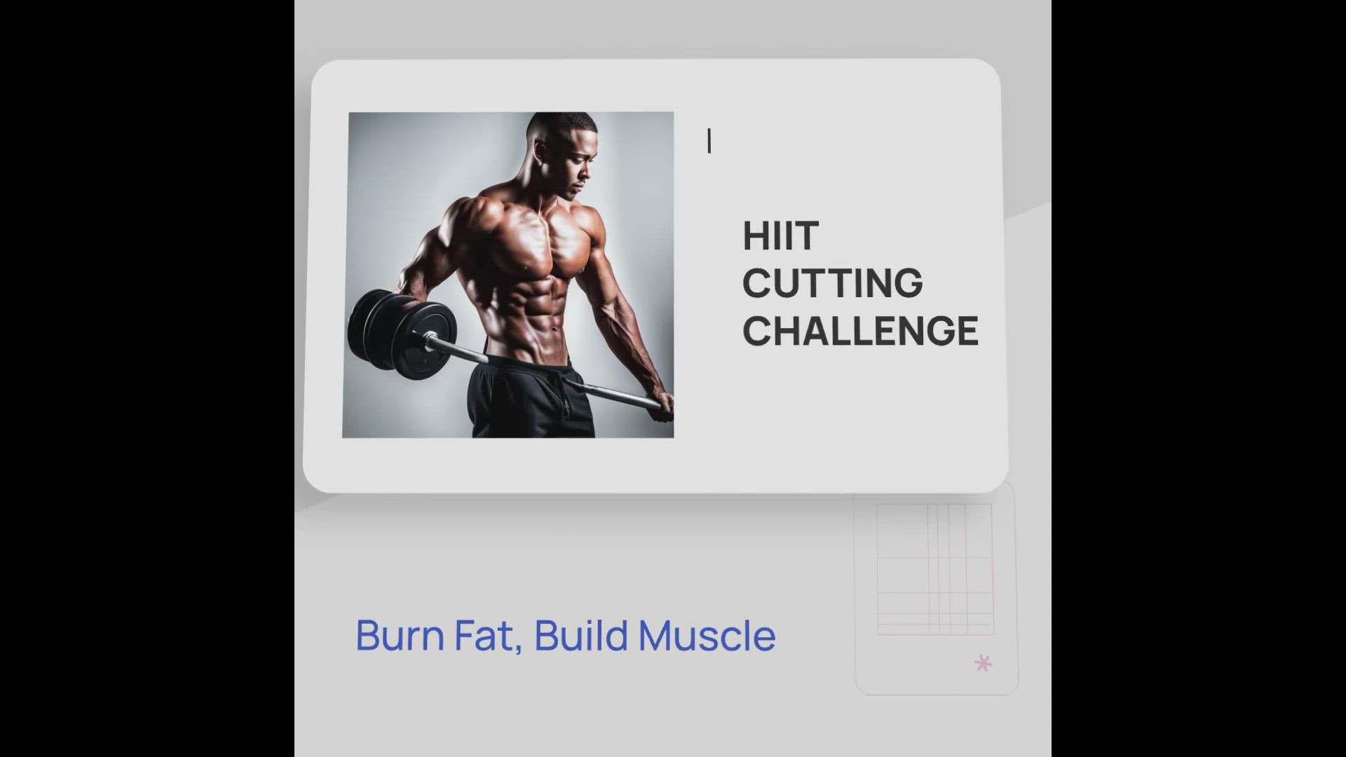 'Video thumbnail for HIIT Cutting Challenge'