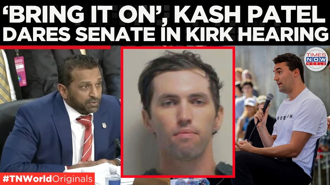 Video thumbnail for FBI Director Patel Defends Kirk Probe, Vows Transparency