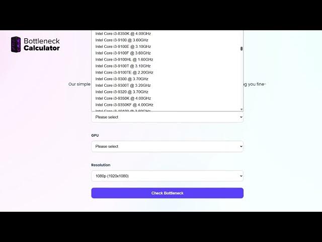 Video thumbnail for How To Use PC Bottleneck Calculator | 5 Steps