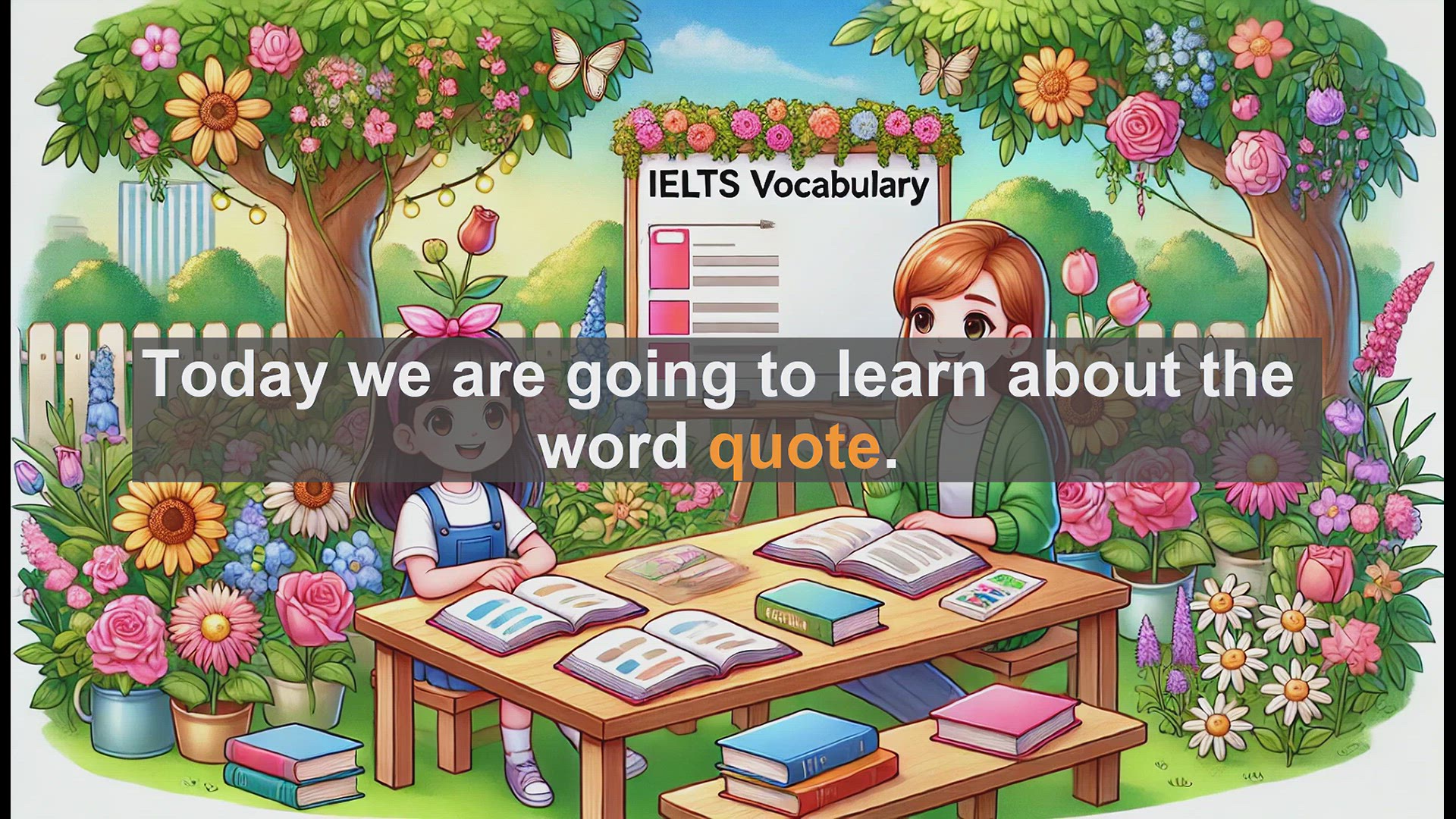 'Video thumbnail for 2500 Must Know IELTS 5.5 Vocabulary - Understanding the Word 'Quote': Meanings, Uses, and Examples'
