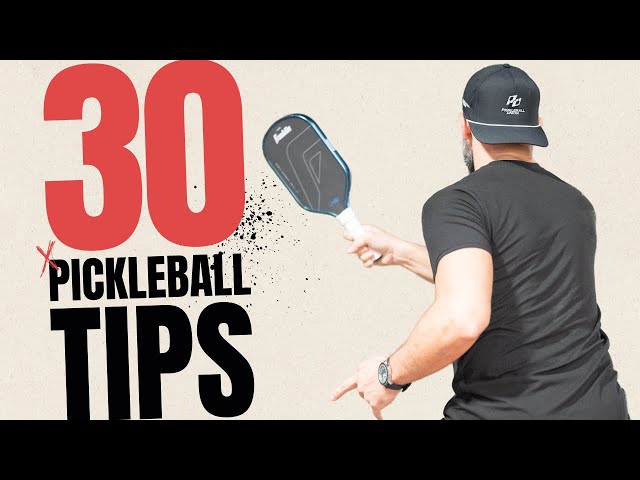 Video thumbnail for 30 Simple Tips to Improve Your Pickleball Skills