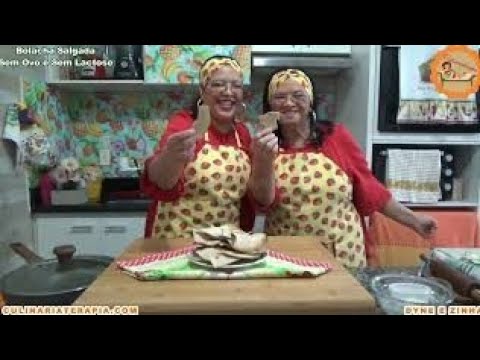 'Video thumbnail for Como fazer Bolacha Salgada Nutritiva e Econômica, caseira sem ovos e sem lactose'