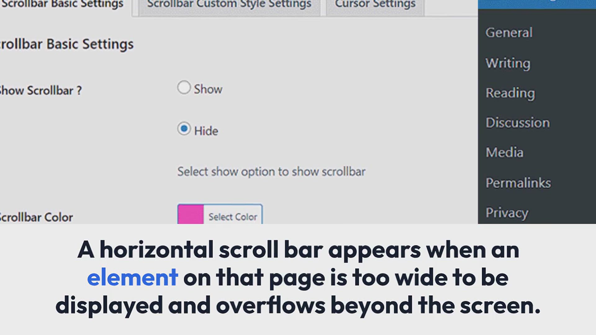 'Video thumbnail for How to Disable Overflow in WordPress (Remove Horizontal Scroll)'