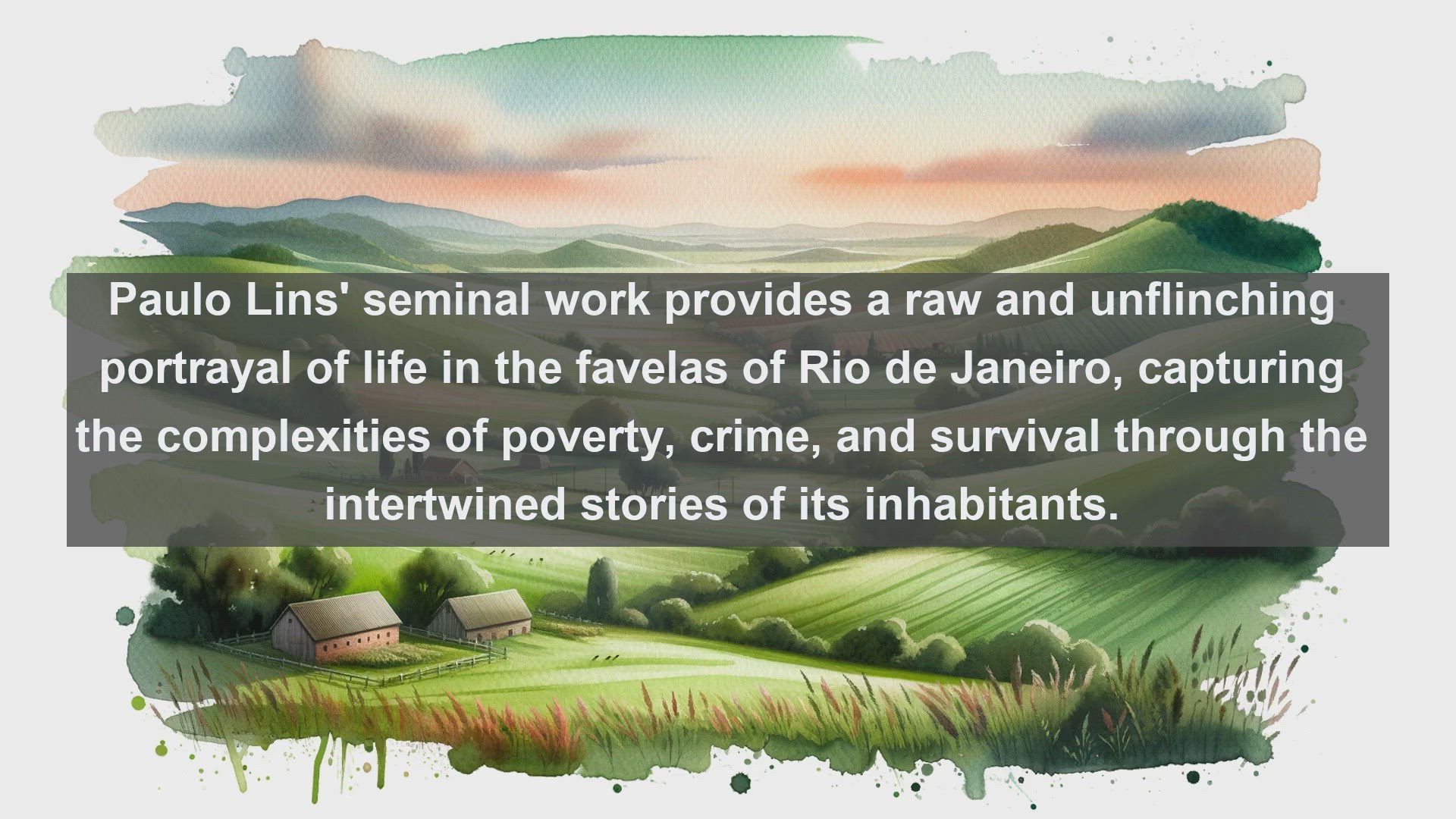 'Video thumbnail for Top 10 Brazilian Novels about Favela Life'