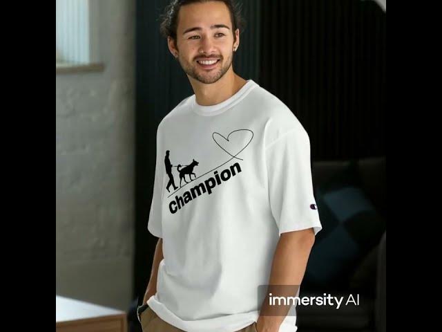 'Video thumbnail for Men's Champion T-Shirt BaLoo-Star-Cap GO!'